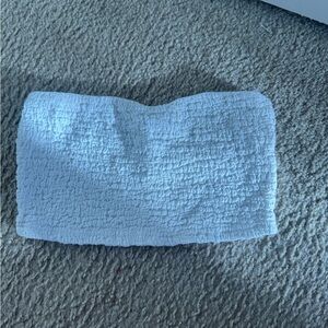 Princess Polly White Smocked Tube Top & Midi Skirt Set